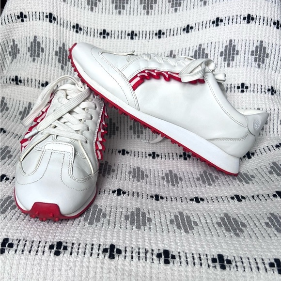 Tory Burch Shoes - Tory Burch (Tory Sport) Golf Ruffle Trainers, Size 10M (runs small)